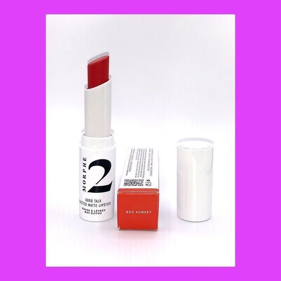 Morphe  RED SUNSET 2 Good Talk Blotted Matte Lipstick- 5 AVAILABLE for $48 - Picture 2 of 6